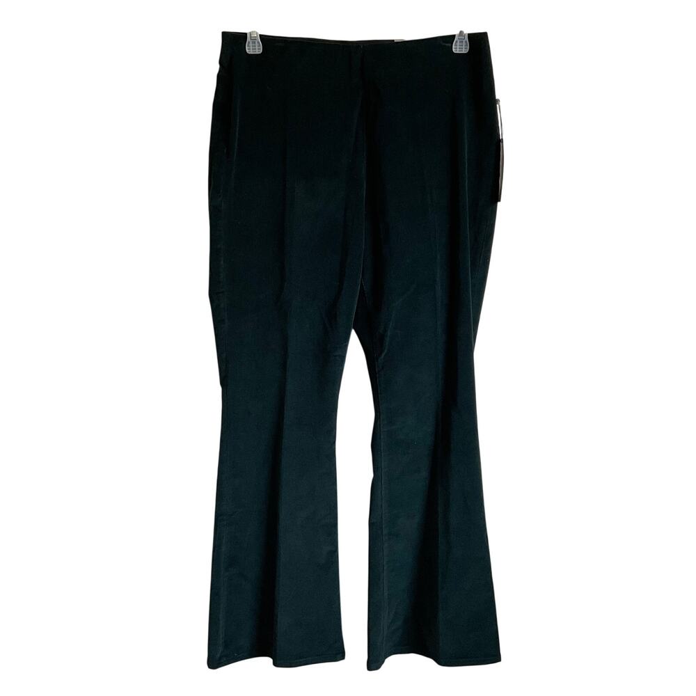 Soft Surroundings Pull on Corduroy Flare Pants - Emerald Green‎ - Large NEW